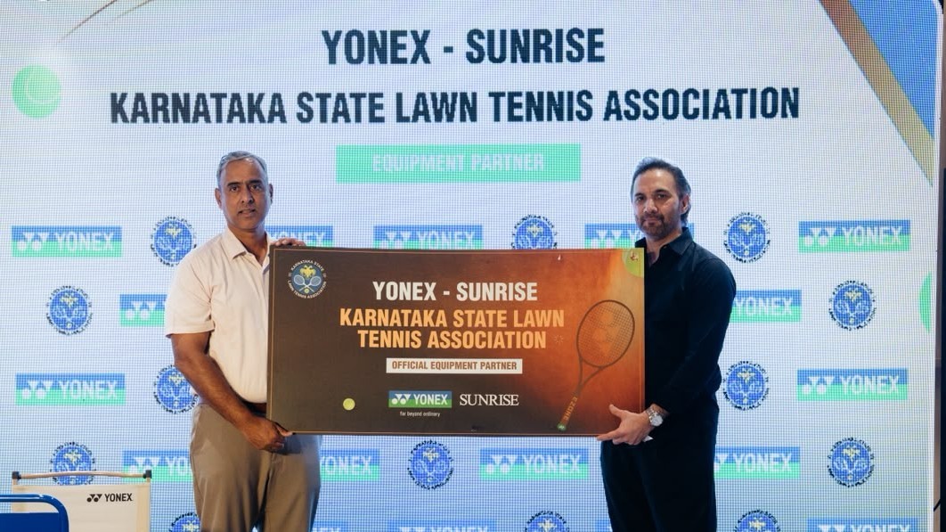 Yonex Sunrise partners with KSLTA as Equipment Partner to support tennis development across Karnataka