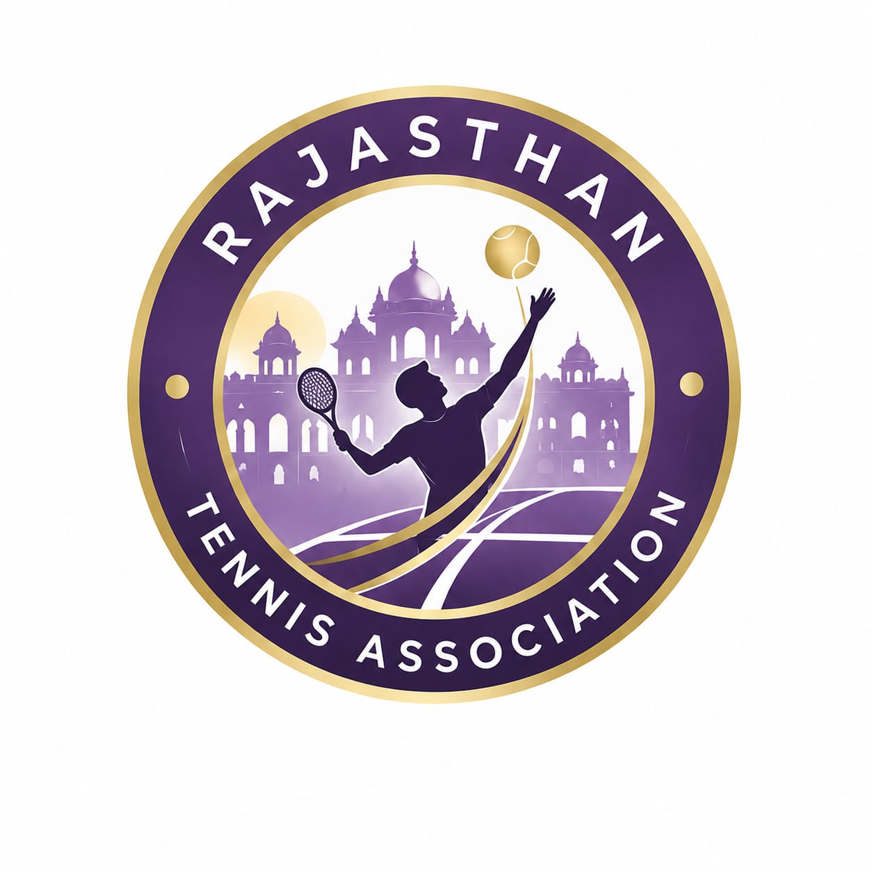 Rajasthan Tennis Association logo
