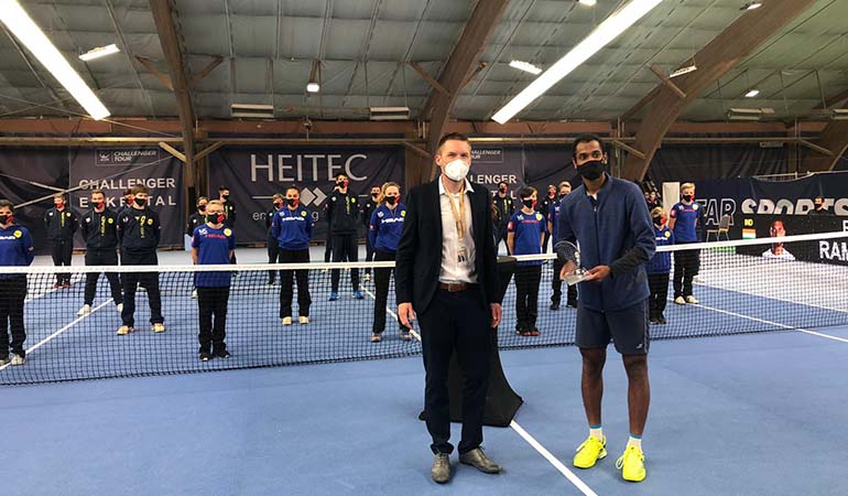 Ramkumar settles for runner-up finish again on his birthday
