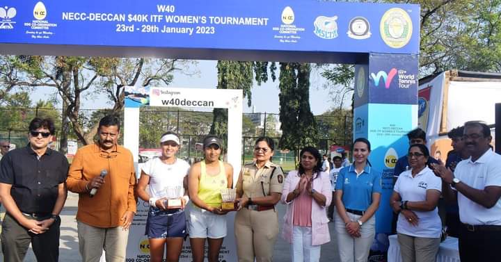 Tatjana Maria wins Singles, Ankita -Prarthana Lift doubles title at 22nd edition of NECC Deccan ITF $40000 Women’s Tennis Tournament