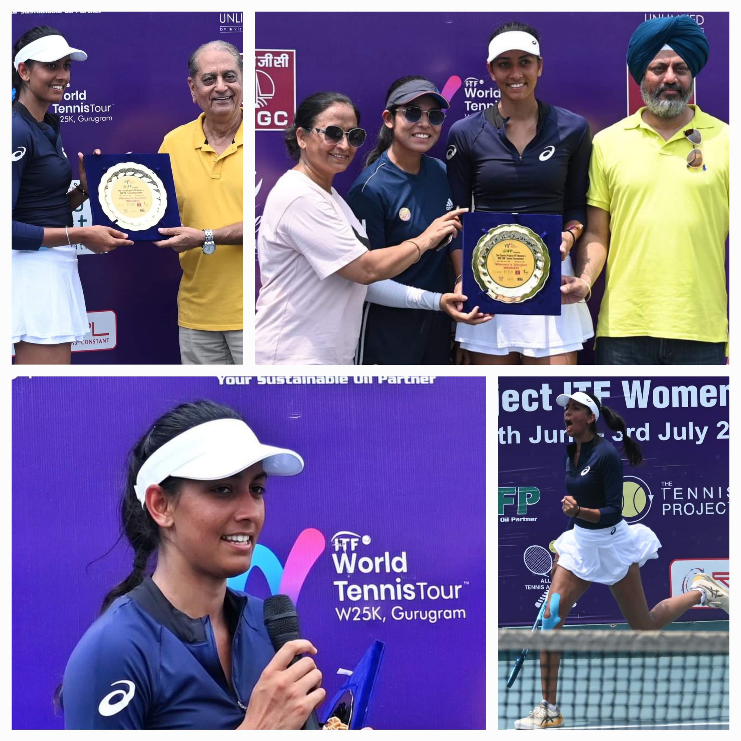 Second career Pro Title for Karman Kaur Thandi