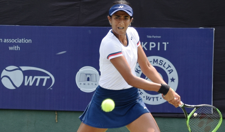 Fourth seed Bhosale in round 2 at $ 25000 KPIT ?MSLTA ITF WTT Cup tennis championships.