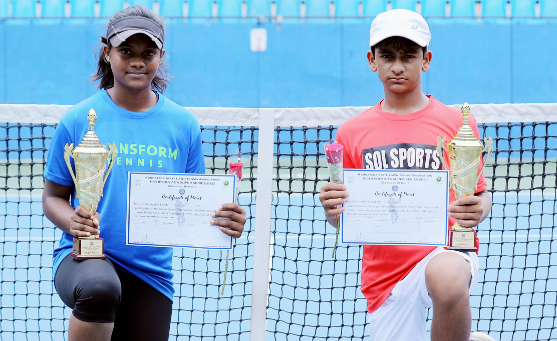 Harshini bags golden double, Aradhya wears Boys singles crown at Nichsolv AITA Super Series U-16
