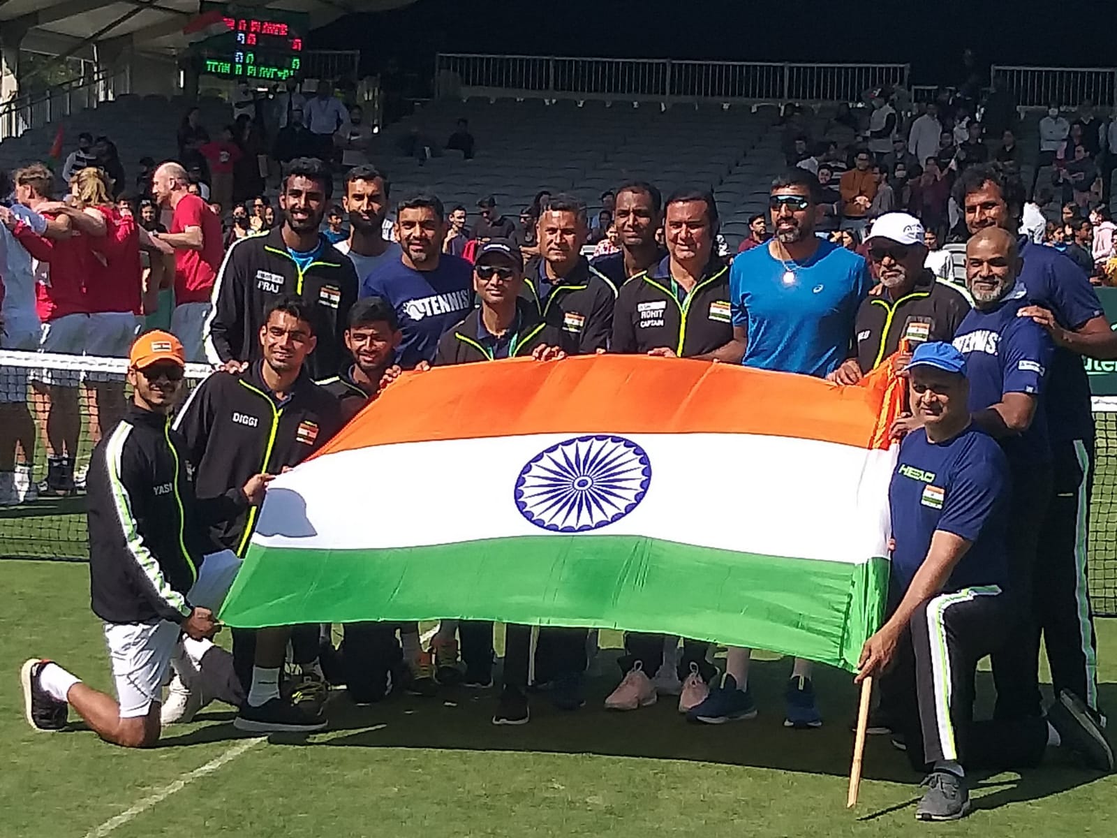 India registers a comprehensive victory against the Danes in Davis Cup World Group I Play-Offs