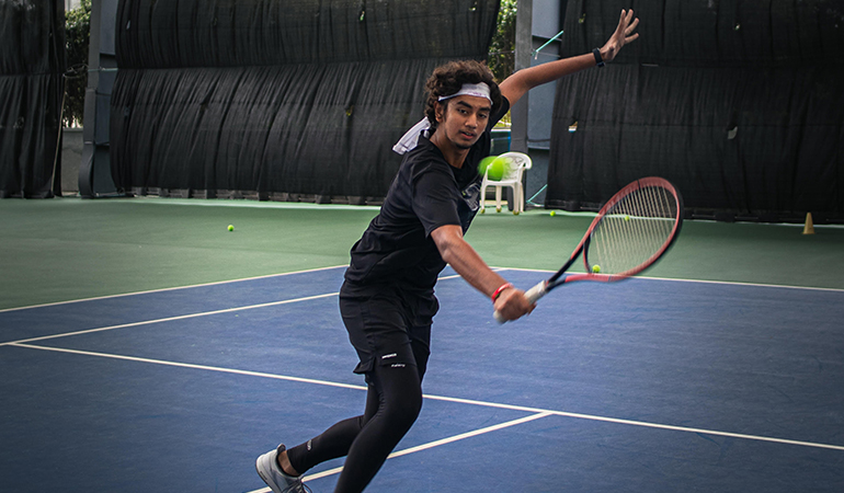Manav creates ripples at AITA Men’s Championship