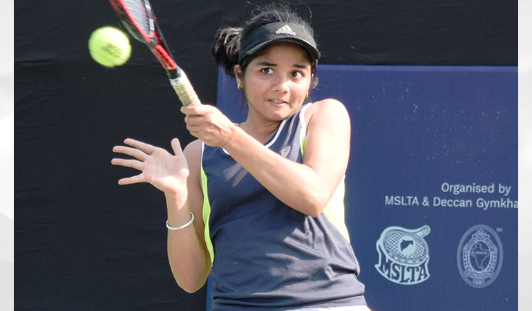 Pune’s Wildcard Tejasvi Kate at $ 25000 KPIT –MSLTA ITF WTT Cup tennis championships