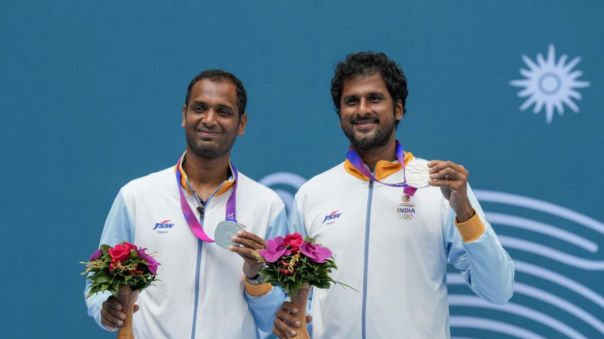 Indian Tennis Duo Wins Silver Medal in Men’s Doubles at Asian Games 2023