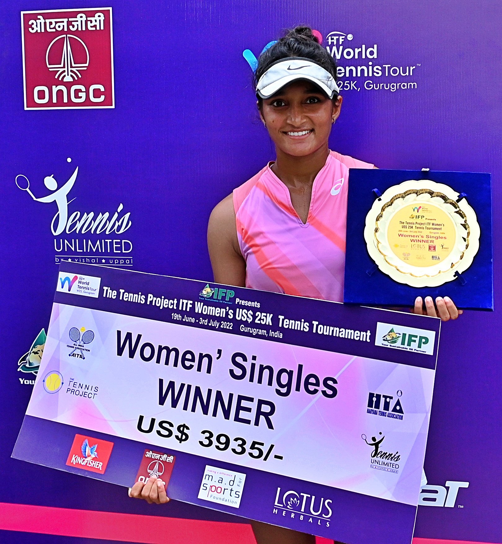 Staggering Sahaja ends the tournament on top, Ankita/Priska duo had the last laugh in Doubles