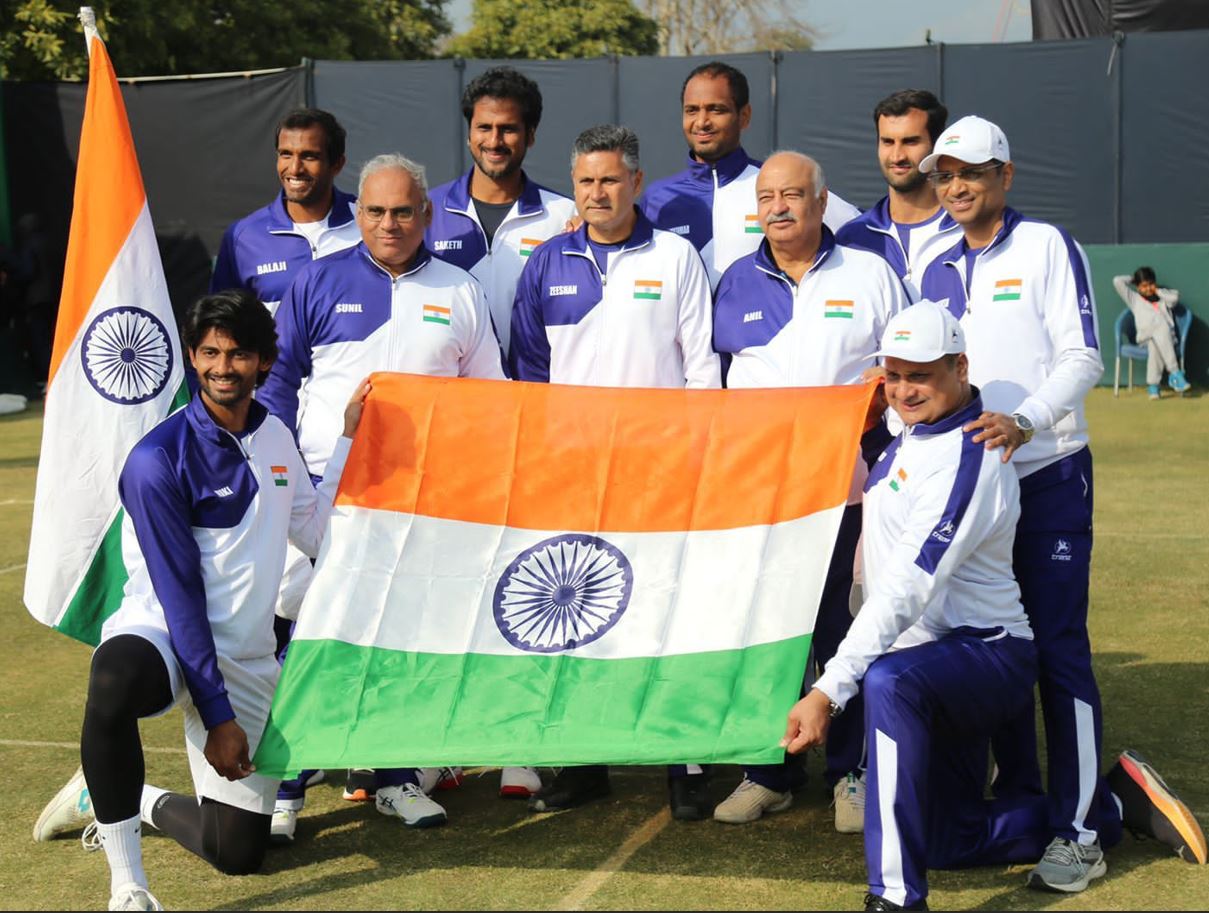 India Dominates Davis Cup Tie Against Pakistan, Secures World Group I Berth