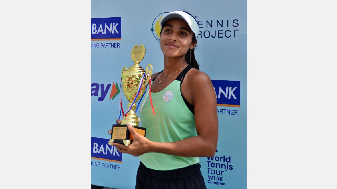 Vaidehi Chaudhari rallies from a set down to win her second title