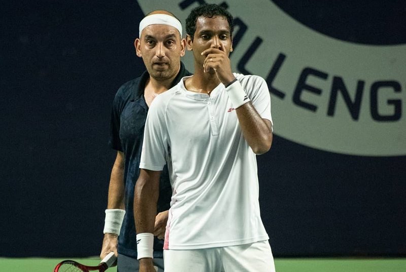 Raja-Ramkumar duo cruises to Quarters in Spain, Sharan bows out of bett1HULKS Indoors in Germany