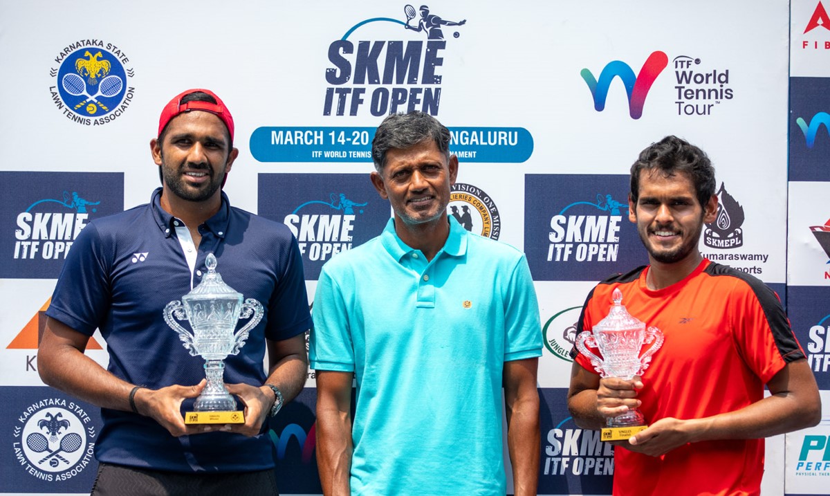 Kadhe wins double crown at SKME ITF Open