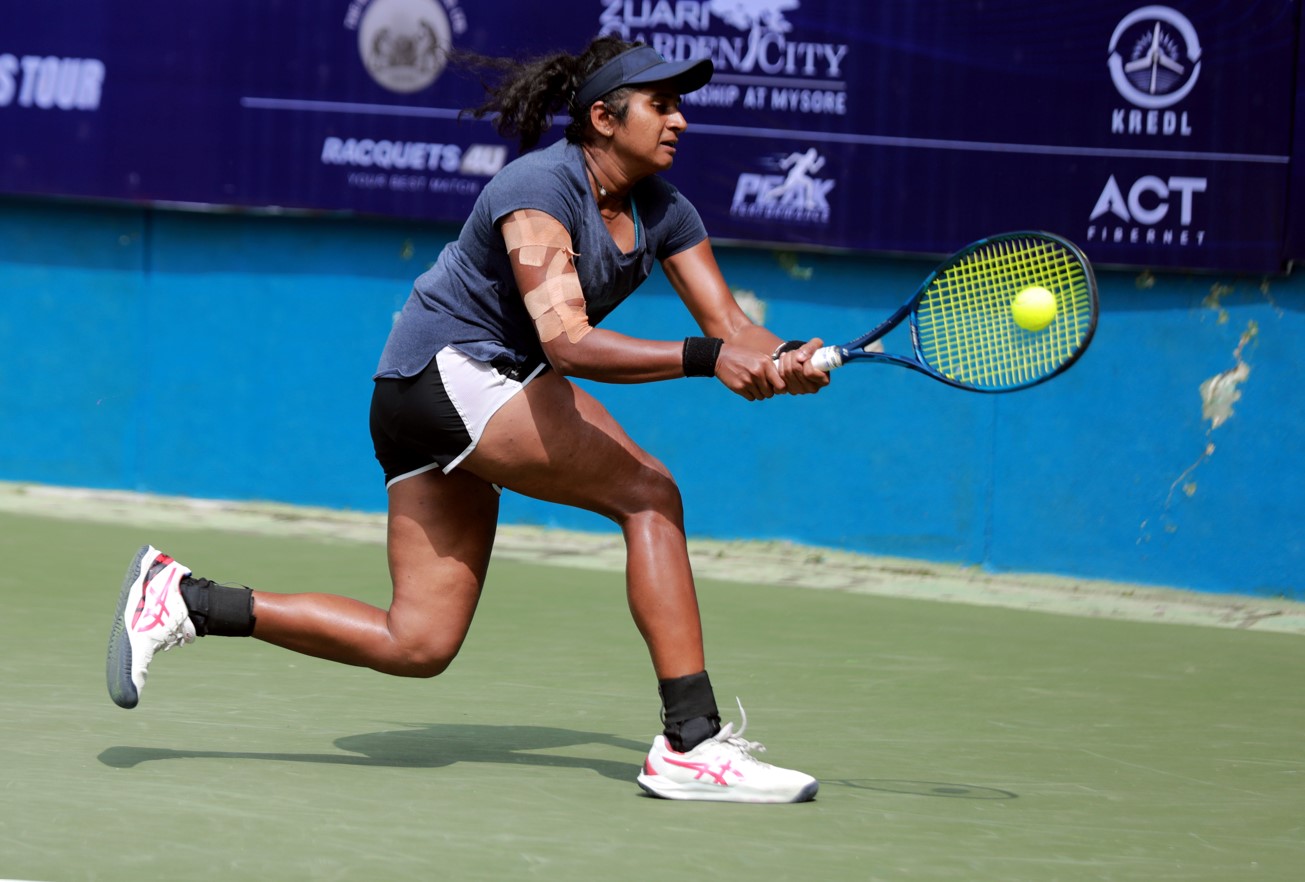 Pranjala wins test of nerves to enter semifinals of the ITF W15 Bengaluru