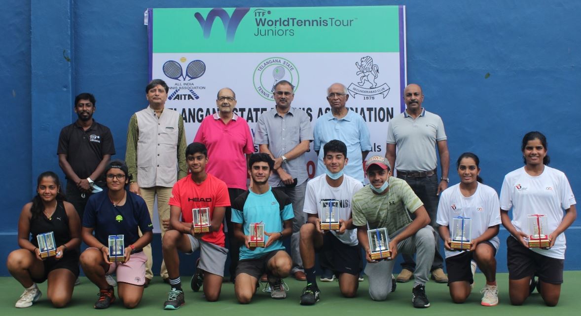 Khosla and Dahiya win Boys Doubles and Maruri sisters lift Girls Doubles titles at Raja Narsimha Rao Memorial ITF J4 Tournament in Hyderabad
