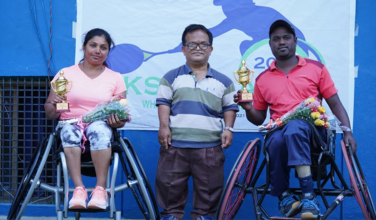 Pratima, Veerasamy emerge champs at KSLTA-AITA Wheelchair Tennis
