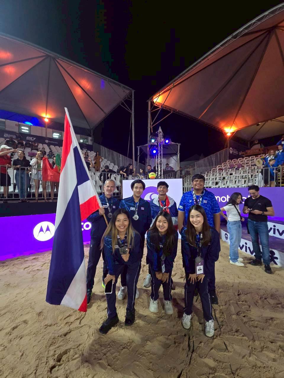 ทีมตบชายหาดไทยชนโปรตุเกสนัดแรกสู้ศึกเวิลด์คัพที่บราซิล