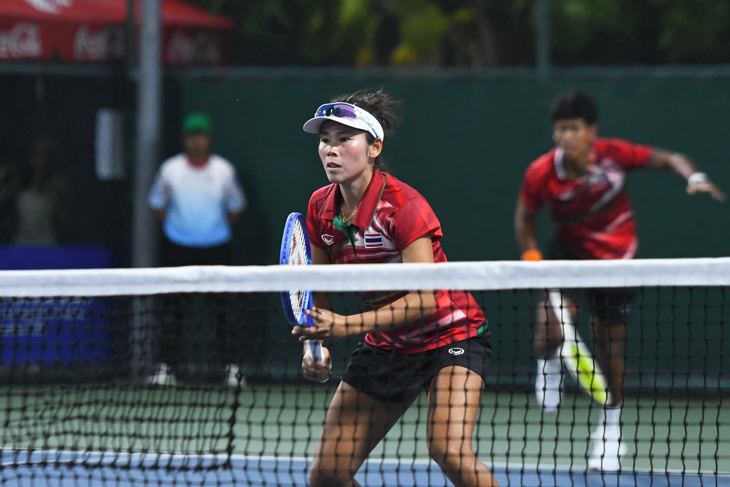 พัชรินทร์ ควง ภวิชญ์ เข้าก่อนรองฯเทนนิสคู่ผสม "กีฬาซีเกมส์ ครั้งที่ 33"