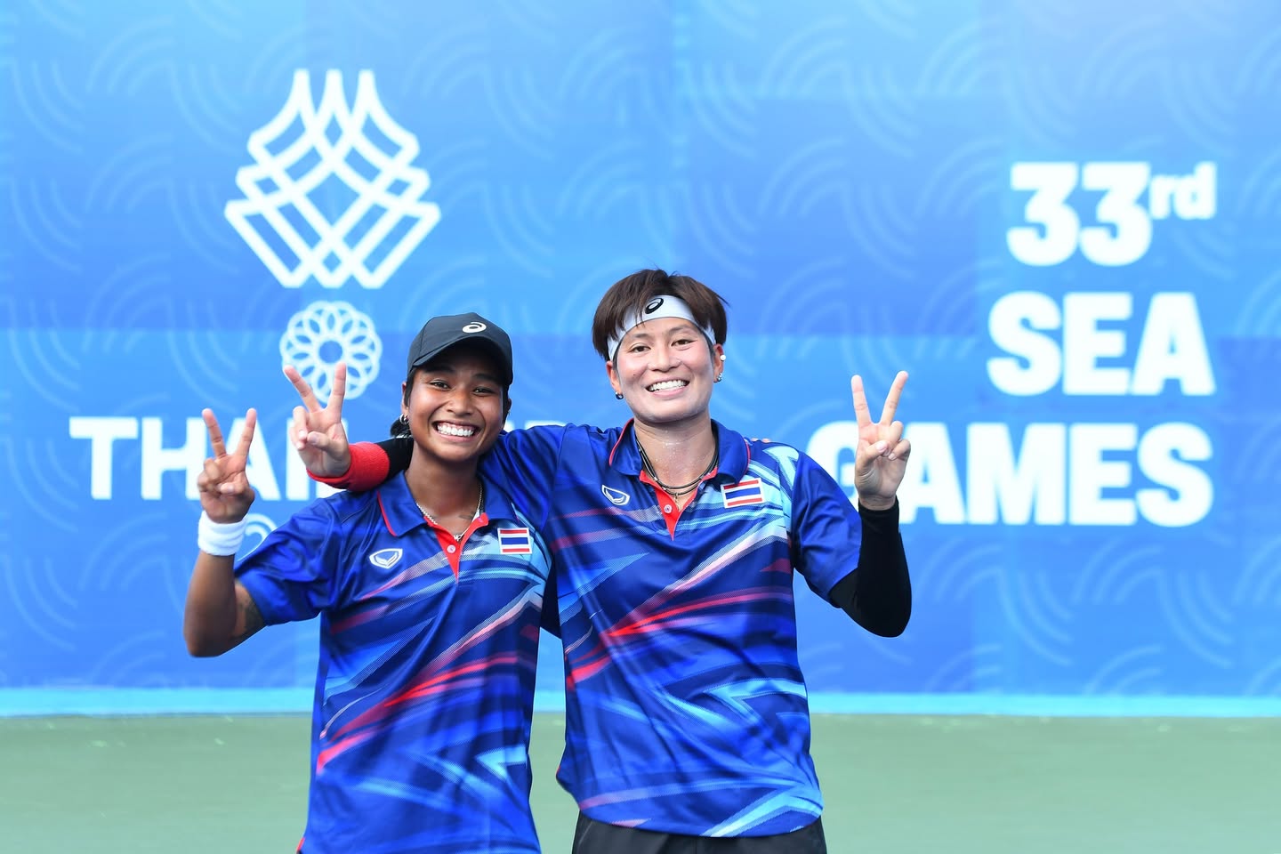 มนัญชญา-เพียงธาร กอดคอเข้าตัดเชือกศึกหญิงคู่ ซีเกมส์ 2025 ที่เมืองทองธานี