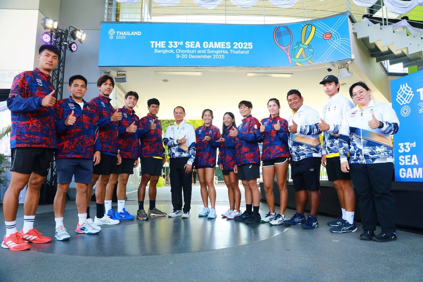 ได้เวลาเทนนิสไทยทำศึกซีเกมส์ 2025ทีมชายตัดมาเลย์-ทีมหญิงชนฟิลิปปินส์ในวันที่ 12 ธ.ค.นี้ เปิดฉาก 10 โมงเช้า