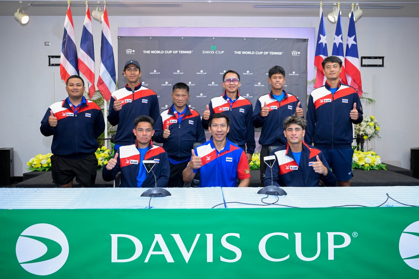 ตามเป้า! เดวิสคัพวันแรก ไทยนำเปอร์โตริโก 2-0กัปตันภราดร ลั่นเก็บแต้มที่ 3 จากคู่ หวังปิดประตูชนะในบ้าน