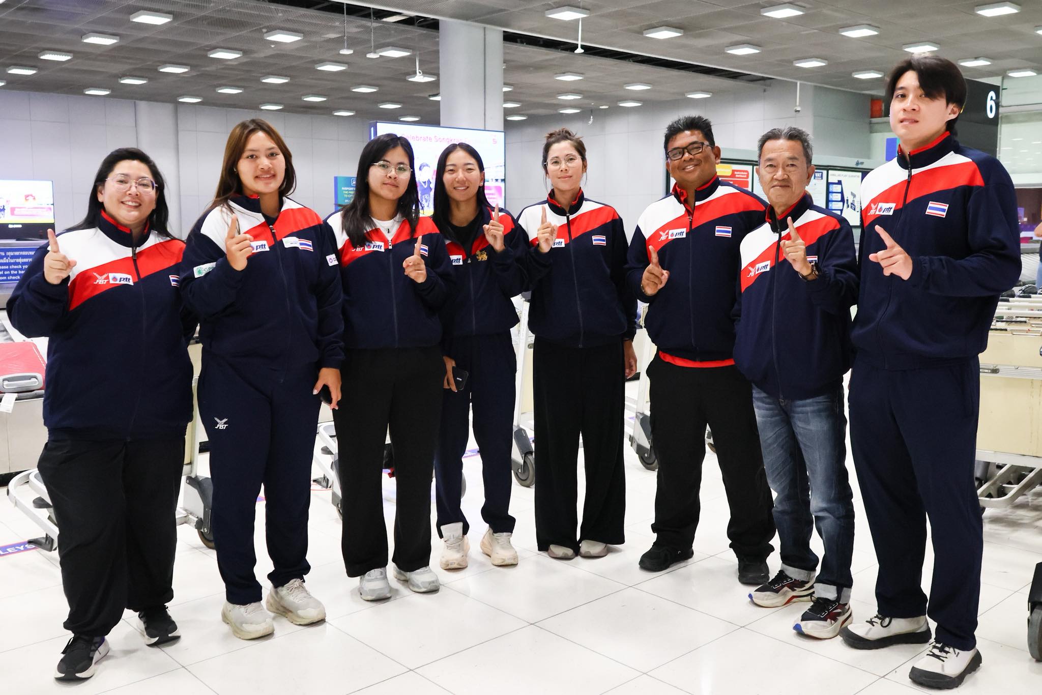ทีมเทนนิสไทยชุดคว้าแชมป์ ศึกเทนนิสชิงแชมป์โลก ประเภททีมหญิง รายการ "2026
