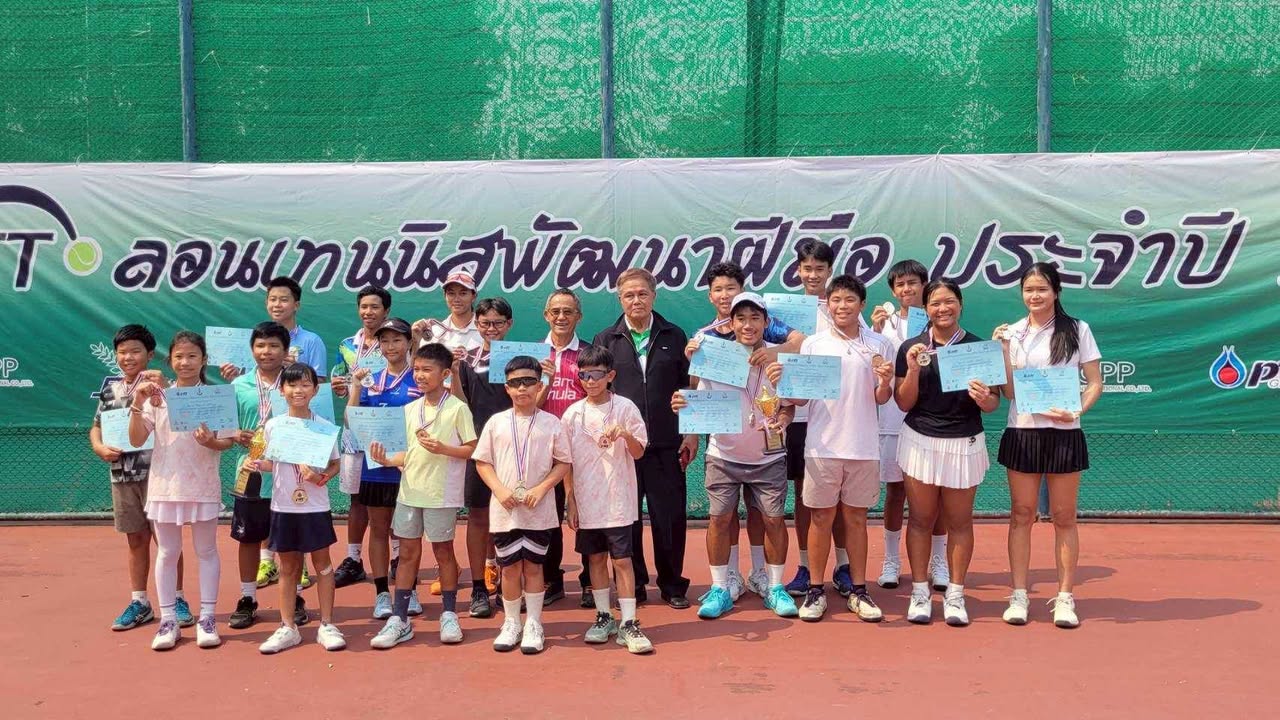 "พีรดนย์" พลิกล้มมือวาง 1 คว้าแชมป์รุ่น14ปีชาย"PTT-ลอนเทนนิสฯ" ภาคเหนือ