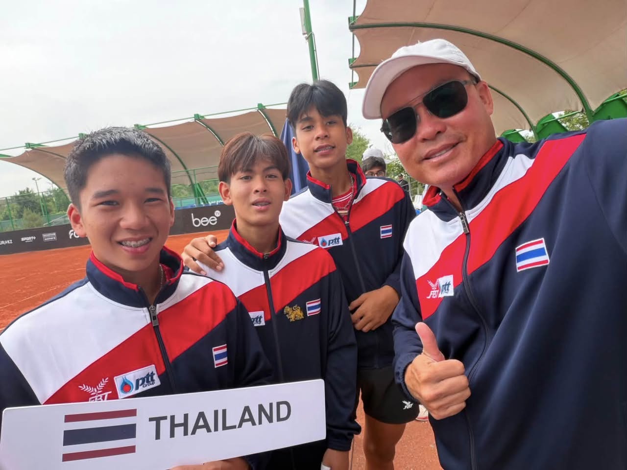 ทีมยู 16 ชายไทยลุยต่อแมทช์ที่สองพบอุซเบฯ เดวิสคัพ จูเนียร์ส รอบคัดโซน